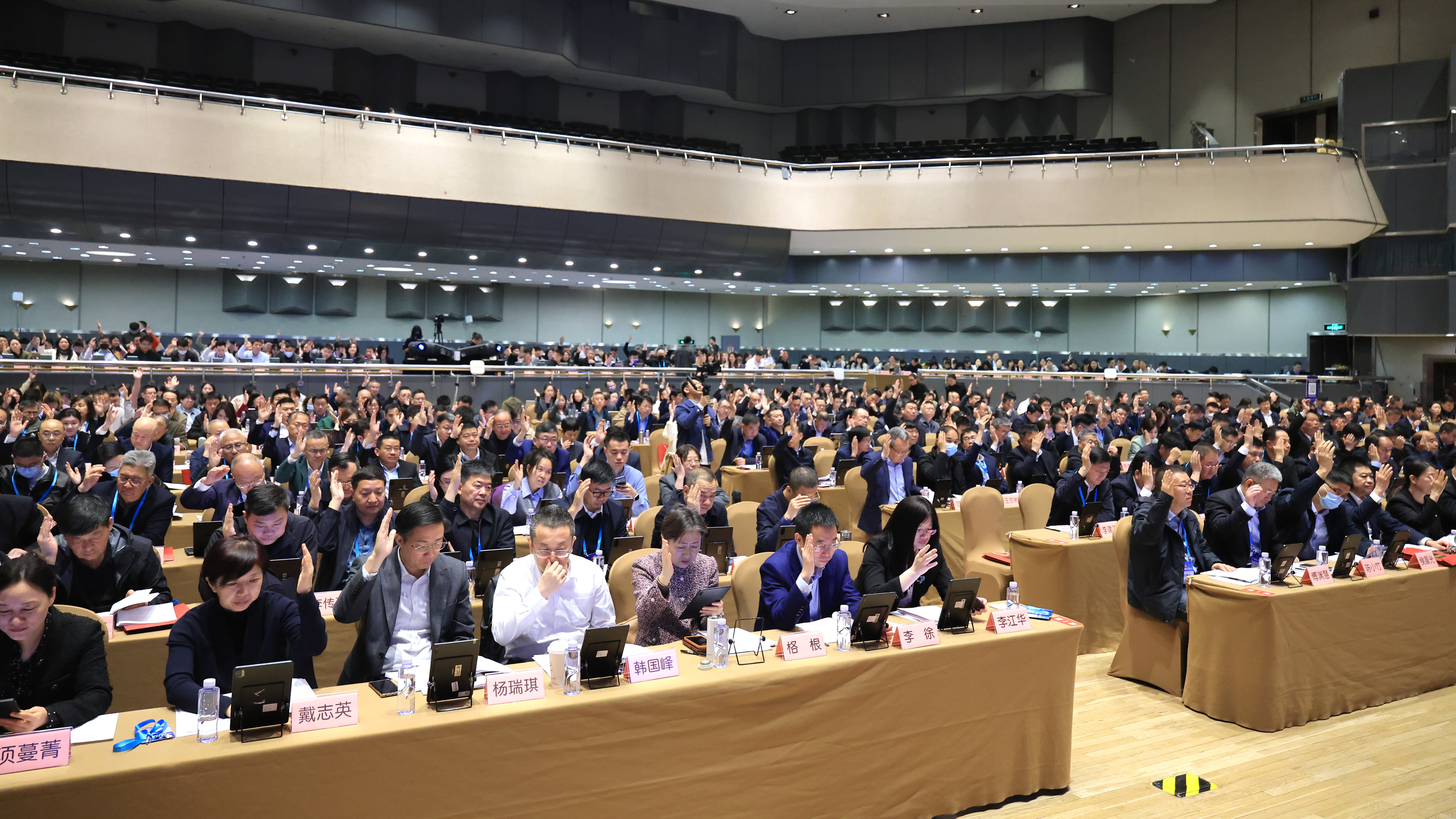 会员代表对大会各项议案进行审议表决2.JPG
